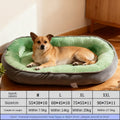 Hundebett Hundehaus - Warm und gemuetlich | Halbgeschlossen | 3 Farben | M-XXL | Maschinenwaschbar
