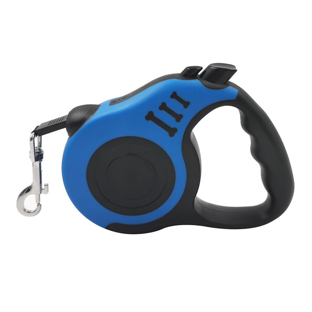 Automatische Einzieh-Hundeleine | 3M & 5M | ABS+Nylon | 7 Farben | Einhand-Bremse