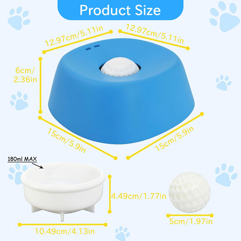 Anti-Schluck Slow Feeder Hundenapf & Leckmatte – rutschfest, 3/4 Cup, 2 Farben