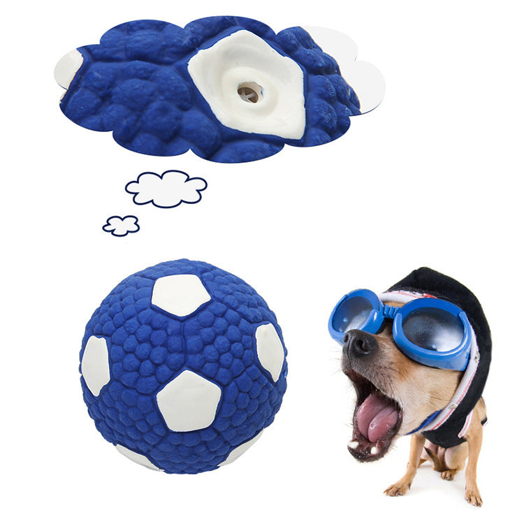 Latex-Quietschbaelle fuer Hunde - Volleyball Tennis Football Rugby | Klein und Gross | Beissresistent