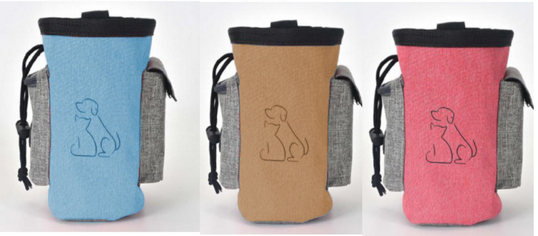 Leckerli-Gürteltasche für Hunde – Oxford/Polyester, 3 Farben, 13×13×17,5cm