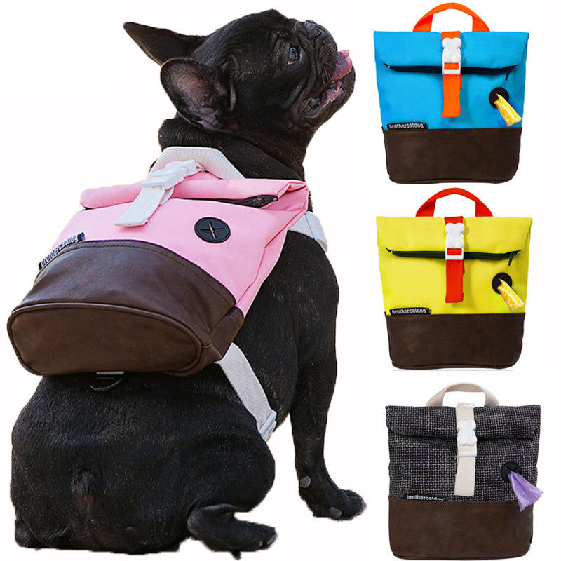 Hundegeschirr Weste mit Rucksack – Atmungsaktiv & Verstellbar, S–L