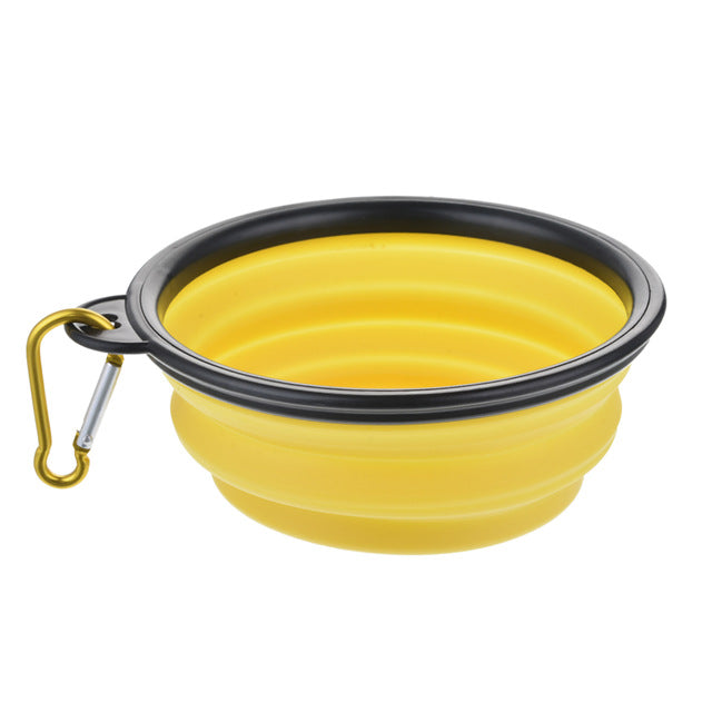Portabler Silikon Faltnapf – 350ml, 24 Farben, für Wasser & Futter