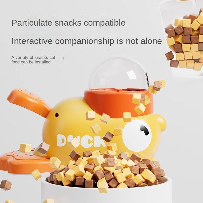 Snackspender "Gelbe Ente" – interaktives Druckspiel für Hunde, ABS