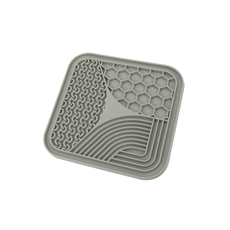 Flaches Silikon-Leckpad für Hunde – Anti-Schling, S (15cm) oder L (20,8cm)