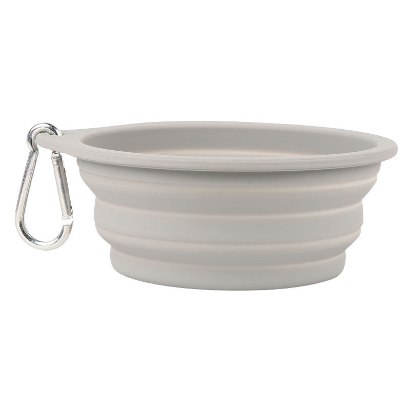 Faltbarer Silikon Hundenapf 600 ml – portabel, 9 Farben, 16,5 x 15,5 cm