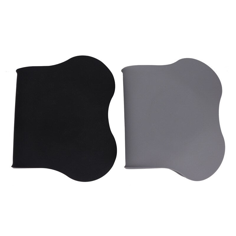 Schräger Hundenapf PC/ABS – 15° Neigung, abnehmbar, Grau / Schwarz