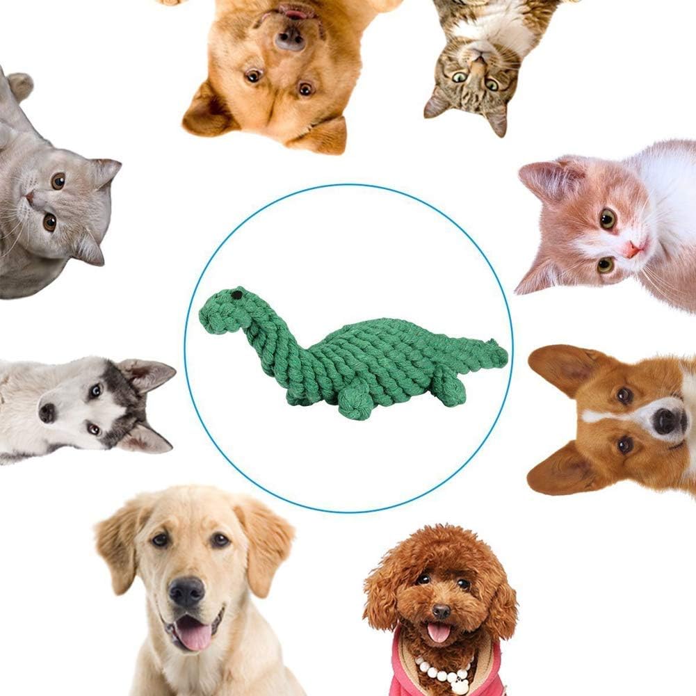 Seilspielzeug Set im Tierdesign – Zahnpflege & Training für kleine & mittlere Hunde