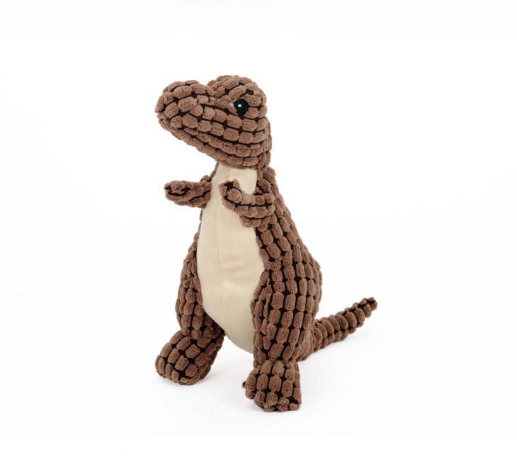 Plüsch-Dinosaurier für Hunde – Quietscher, groß & kuschelig