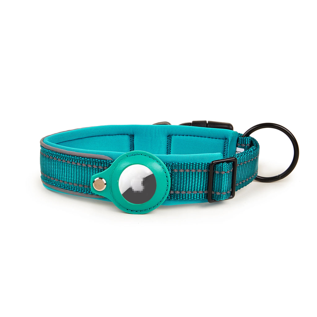 Hundehalsband mit AirTag-Halterung | Nylon | 6 Farben | S–XL
