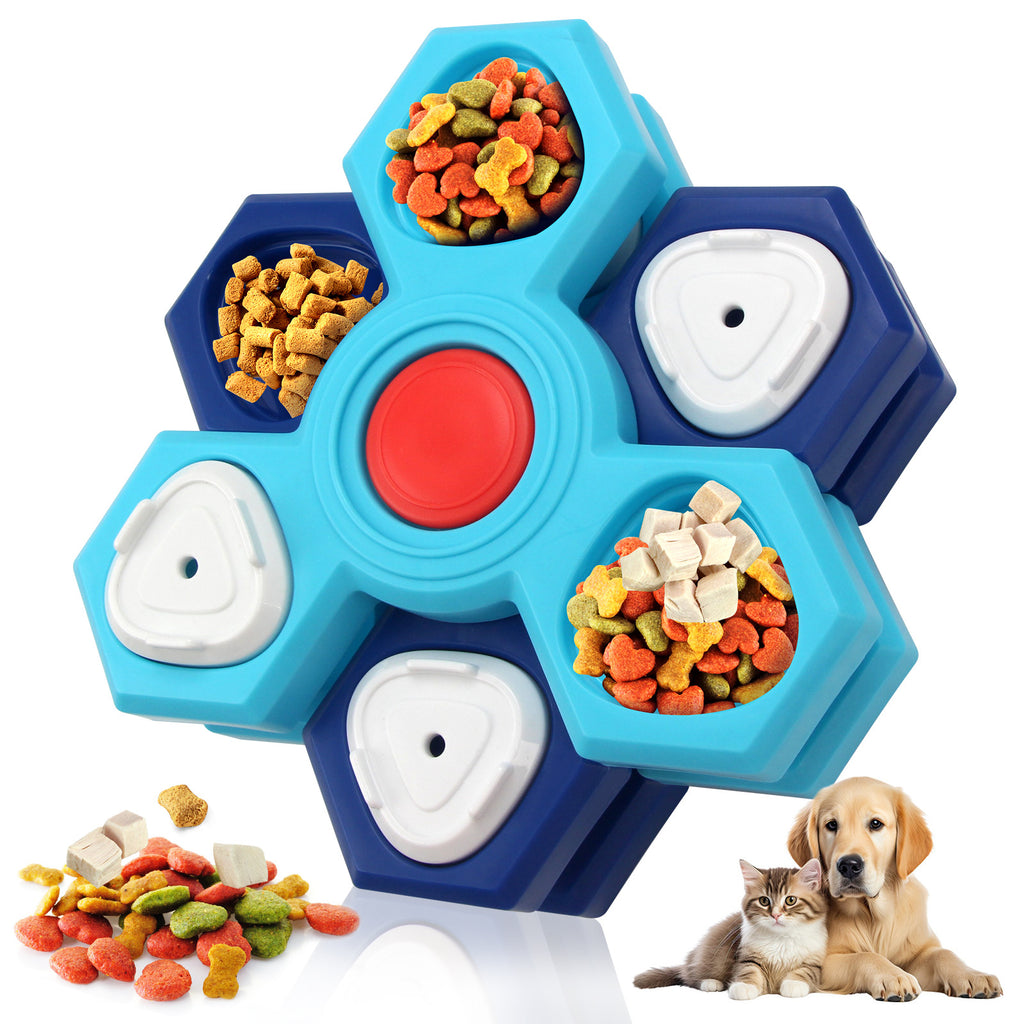 4-lagiger Puzzle-Napf für Hunde – interaktiv, zusammensteckbar & Anti-Schling