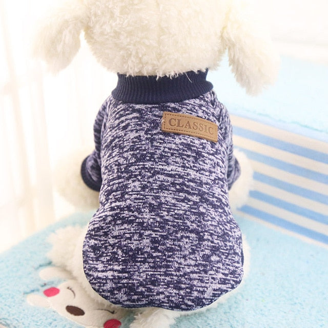 Hundepullover aus 100% Baumwolle - Klassisch | 11 Farben | XS-XXL | Ganzjaehrig | Kleine Hunde