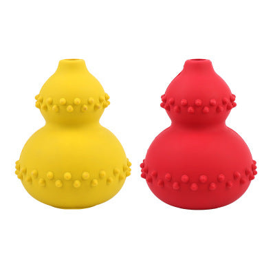 Kurbis-Schnueffelspielzeug fuer Hunde - Naturkautschuk | Slow Feeder | Erstickungssicher | 2 Farben