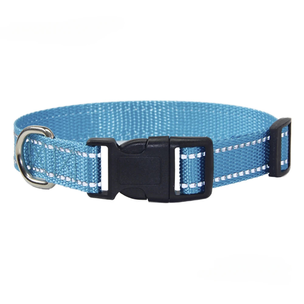 Nylon Hundehalsband & Leinenset – Verstellbar | 7 Farben & 4 Größen | XS–L