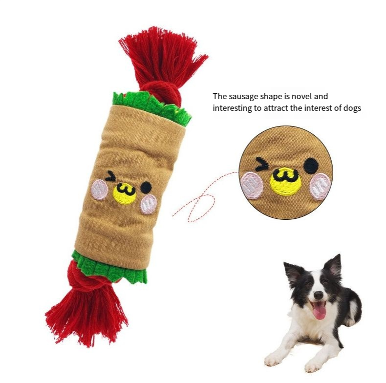 Schnüffelmatte für Hunde – Plüsch | Nasenarbeit & Futtersuche | 30 × 25 cm