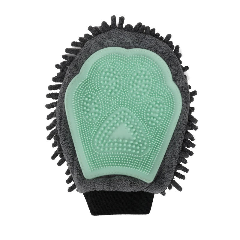 Duschhandschuh für Hunde – doppelseitig, Massage & Reinigung, 3 Farben