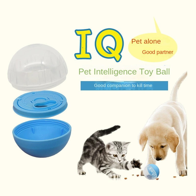 Wackelball Futterball für Hunde – intelligentes Trainings-Spielzeug aus PP, 8,5 cm