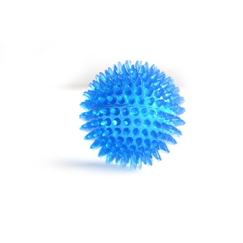 TPR Stachelball – Quietsch- & Zahnpflege-Spielzeug für Hunde, 6,5 cm