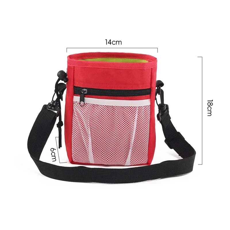 Leckerli-Umhängetasche für Hunde – Oxford & Nylon, 18×14×6cm, 3 Farben