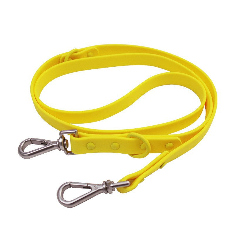 Wasserdichtes PVC Hundegeschirr Set – bissfest, 5 Farben, S/M/L, als Halsband, Leine oder Brustgeschirr