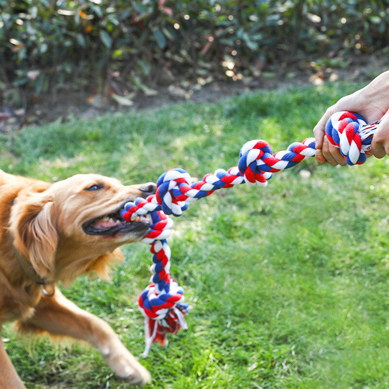XXL Seilspielzeug für große Hunde – Tauziehen, Zahnpflege & 5 Knoten