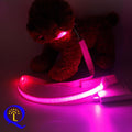 LED-Hundeleine mit Doppelfaser-Licht - Nylon | 6 Farben | 3 Leuchtmodi | Sicher bei Nacht