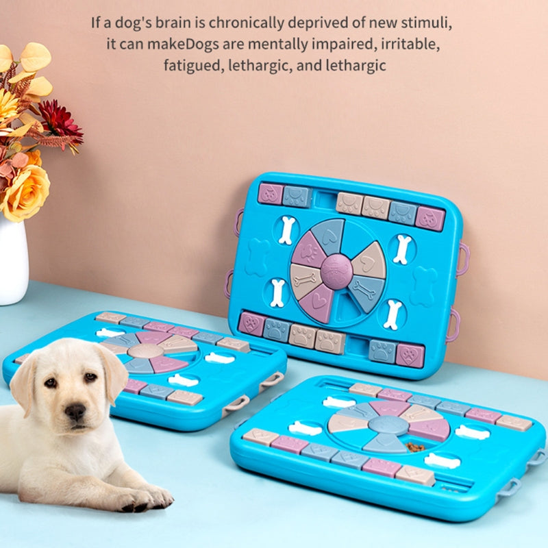 Schiebe-Puzzle Futterspender für Hunde – Intelligenztraining Level 2