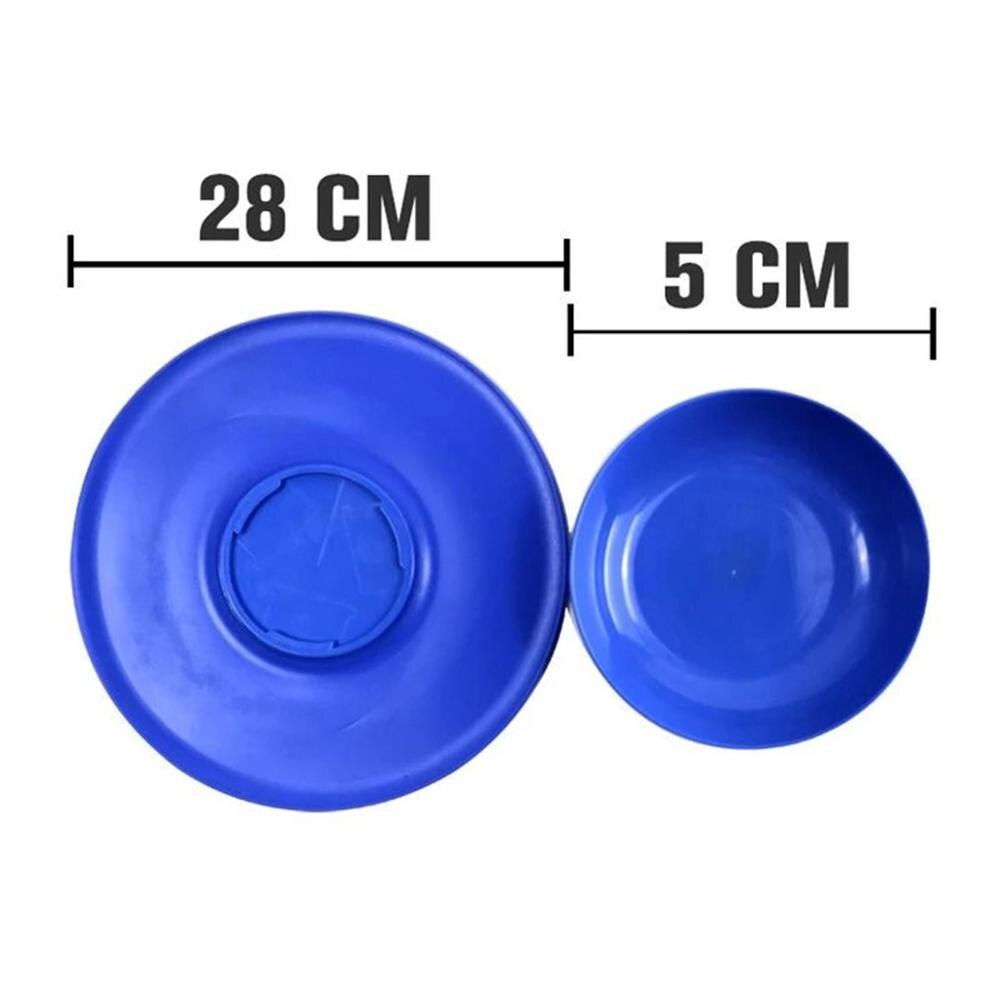 Hundenapf mit Silikon-Matte – Anti-Rutsch, Saugnapf, 28×28 cm, 3 Farben