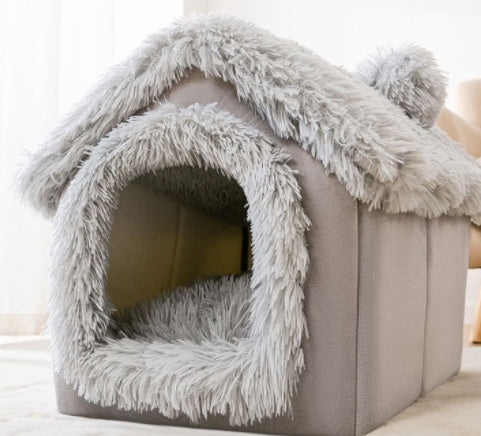 Faltbares Hundehaus & Hundehöhle – selbstwärmend, 13 Designs, S–L