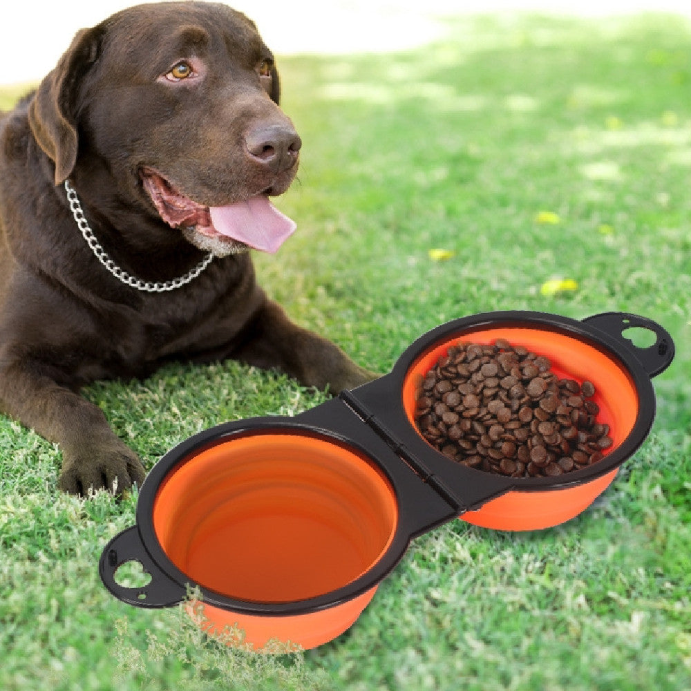 Faltbarer Silikon-Reisenapf für Hunde – portabel, leicht & in 6 Farben