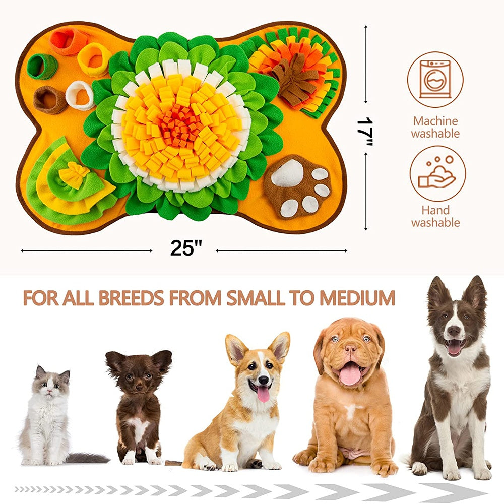 Schnüffelmatte für Hunde – Slow Feeder, Intelligenz & Stressabbau (3 Stile)