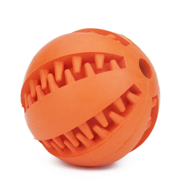 Hunde-Zahnpflegeball Naturkautschuk | Minzgeschmack | 6 Farben | 5–7 cm