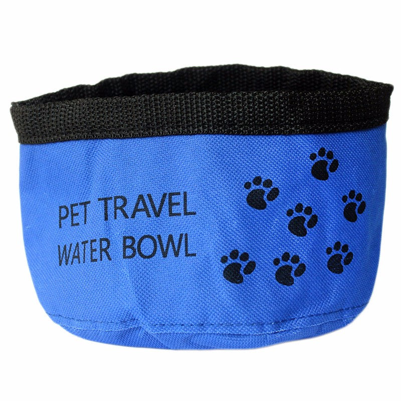 Faltbarer Reisenapf für Hunde & Katzen – Canvas, 3 Farben, ø15 cm