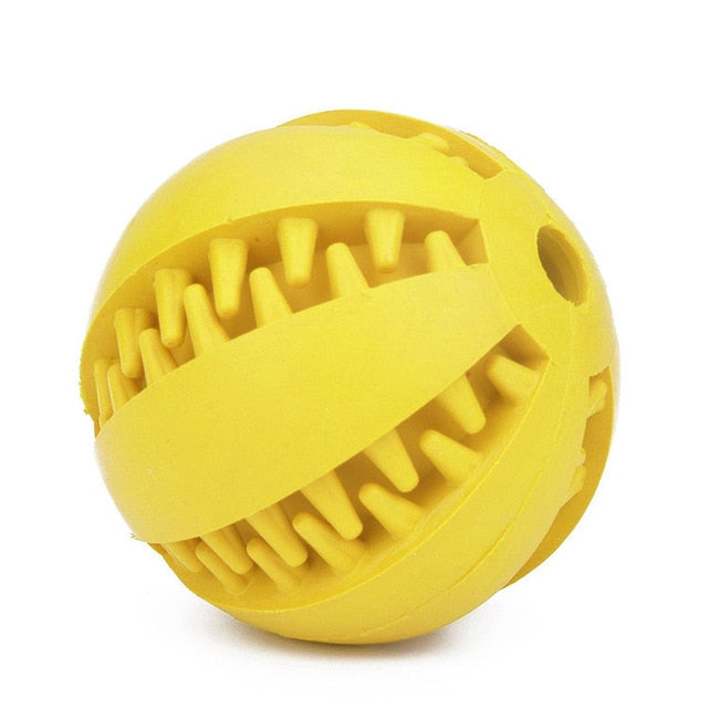 Hunde-Zahnpflegeball Naturkautschuk | Minzgeschmack | 6 Farben | 5–7 cm