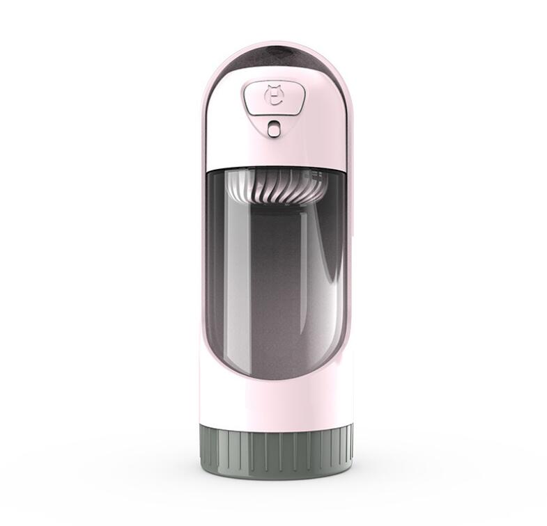 Tragbare Hundetrinkflasche 300ml – BPA-freier Reisenapf mit Aktivkohlefilter für unterwegs