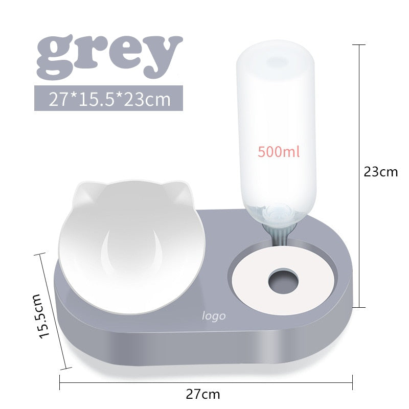 2-in-1 Hundenapf mit automatischem Wasserspender – Futter & Wasser, 4 Farben