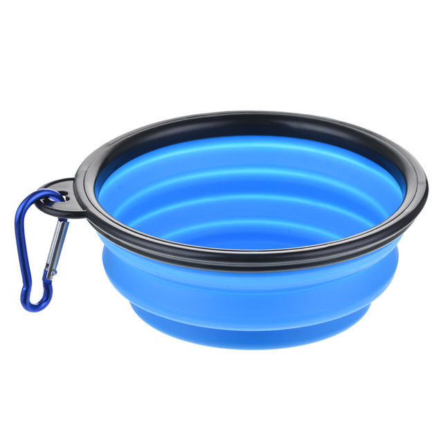 Portabler Silikon Faltnapf – 350ml, 24 Farben, für Wasser & Futter