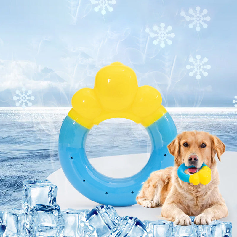 Kühl-Kauspielzeug Hund – Frozen Donut & Eis Design | Bissfest aus TPR