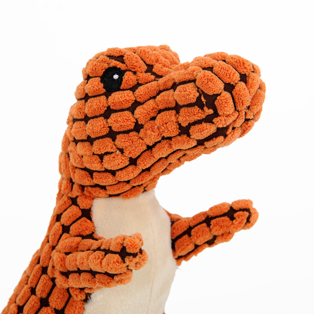 Plüsch-Dinosaurier für Hunde – Quietscher, groß & kuschelig