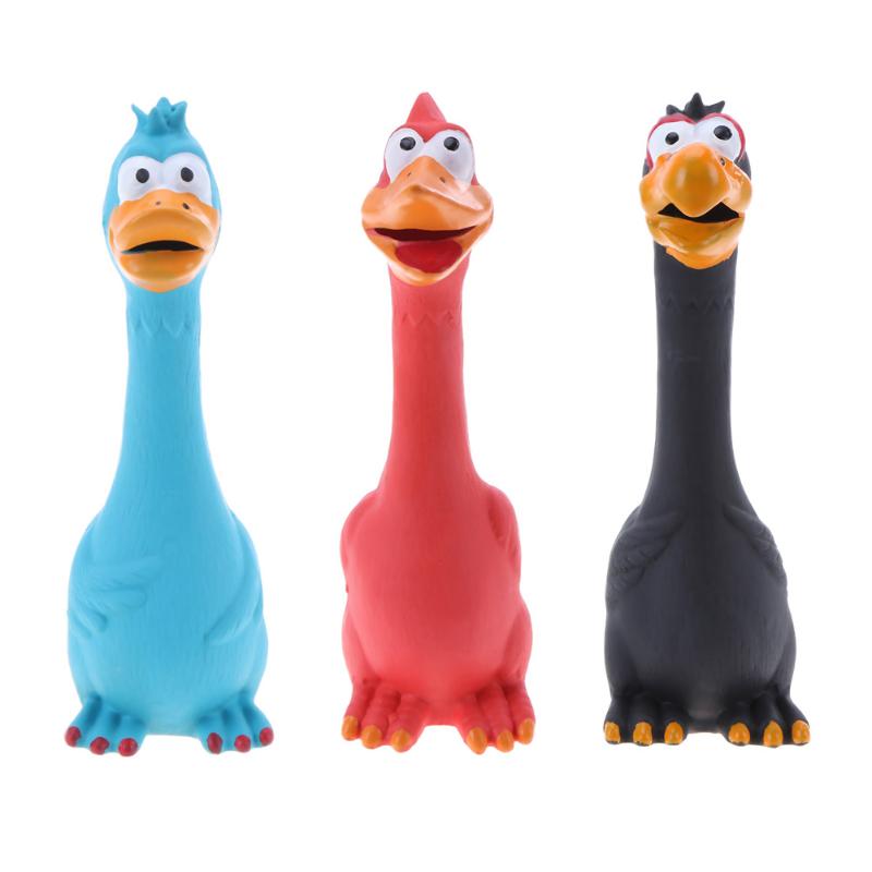 Quietschendes Latex-Huhn für Hunde – bissfest & lautstärk