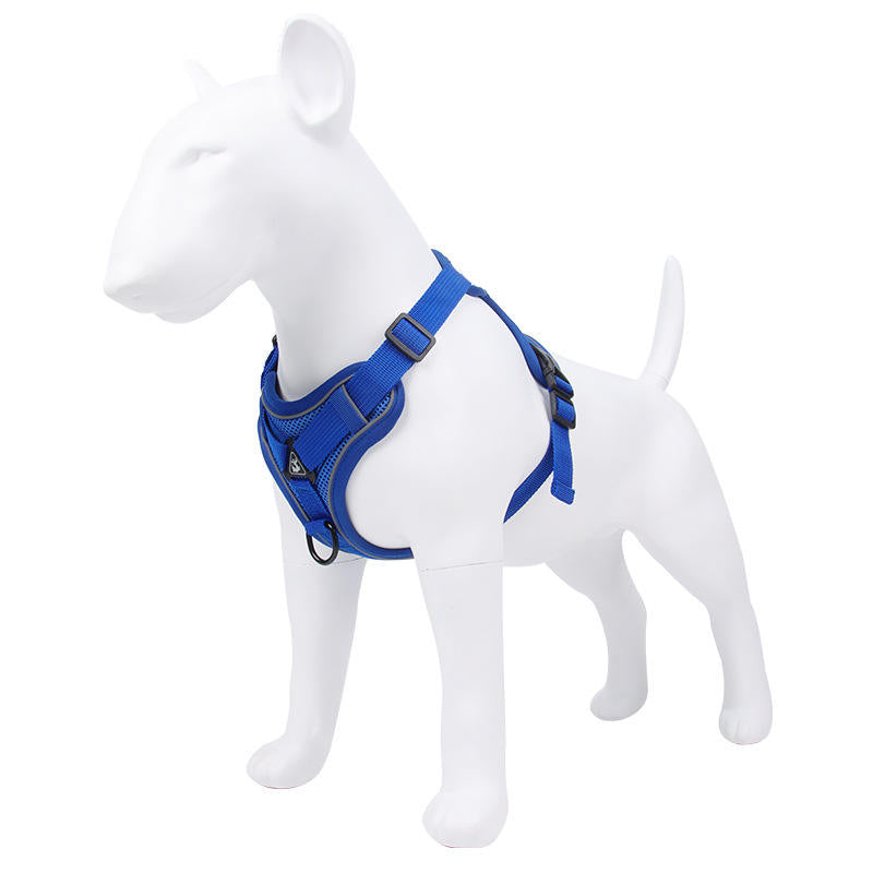 Reflektierendes Hundegeschirr Weste – atmungsaktiv, inkl. 1,5 m Leine, 6 Farben, S bis XL