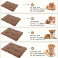 Selbstheizende Hundematte ohne Strom – 5-lagige Thermomatte waschbar, S bis XL, Braun & Grau