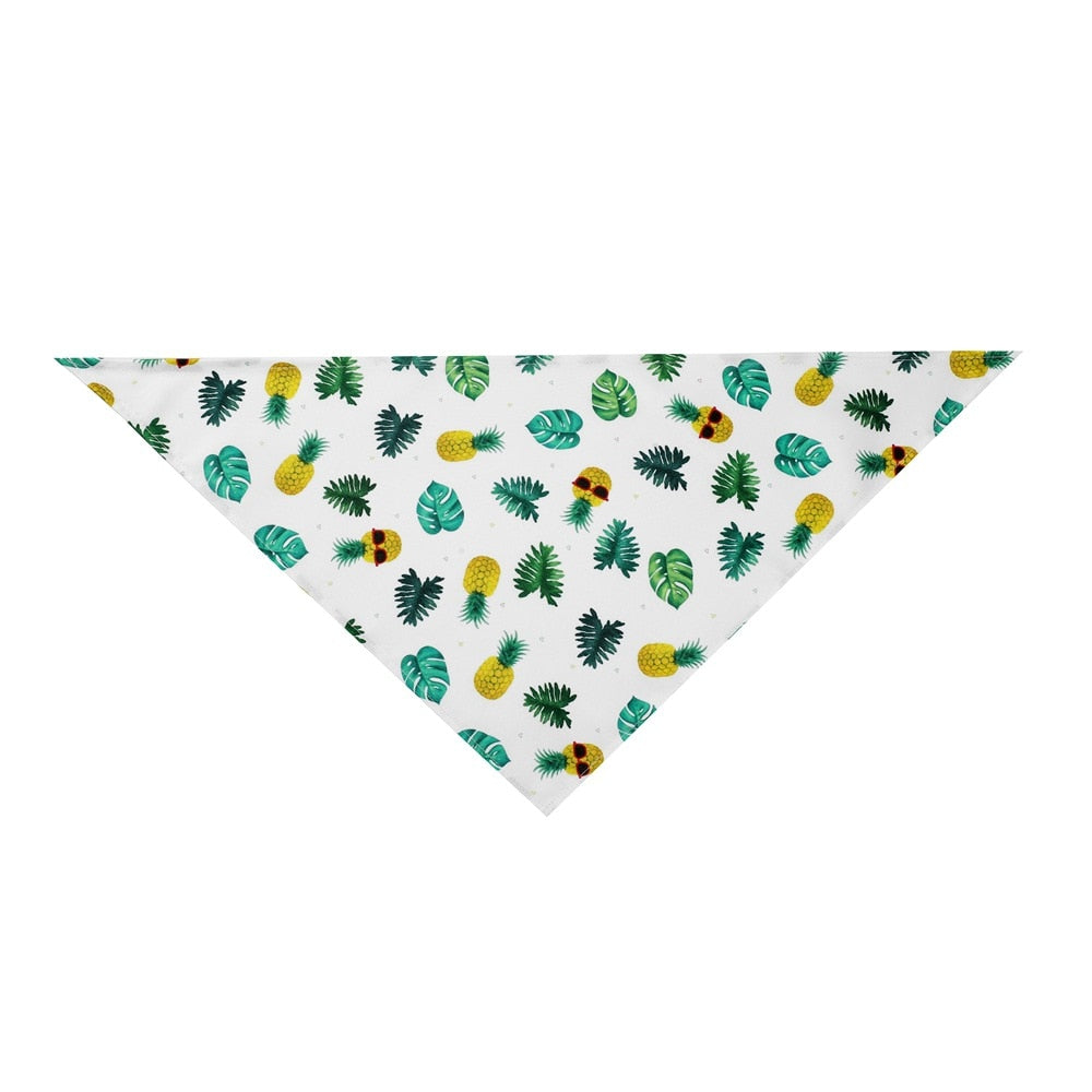 Hunde-Bandana mit Frucht-Motiv – Baumwolle, 6 Designs, 2 Größen