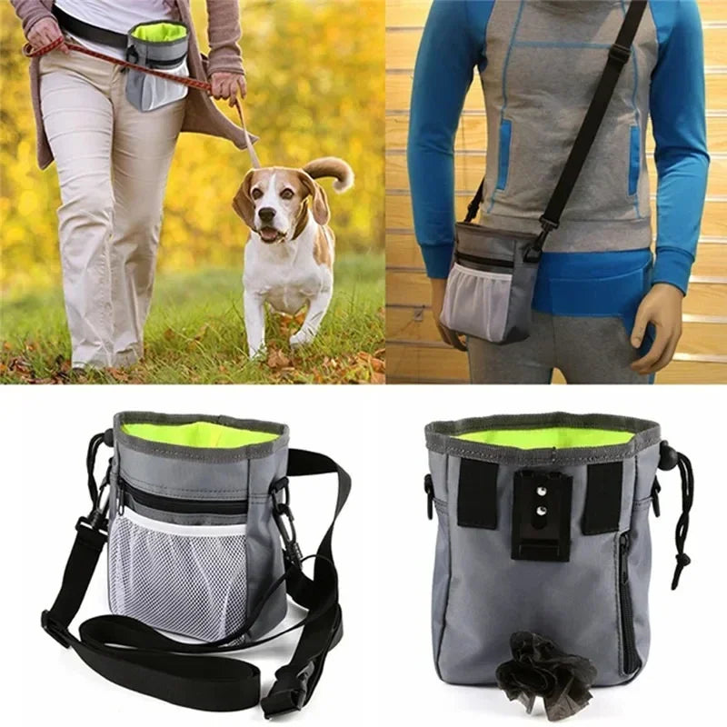 Leckerli-Umhängetasche für Hunde – Oxford & Nylon, 18×14×6cm, 3 Farben