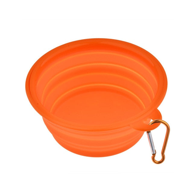 Portabler Silikon Faltnapf – 350ml, 24 Farben, für Wasser & Futter