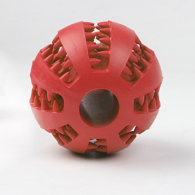 Hunde-Zahnpflegeball Naturkautschuk | Minzgeschmack | 6 Farben | 5–7 cm