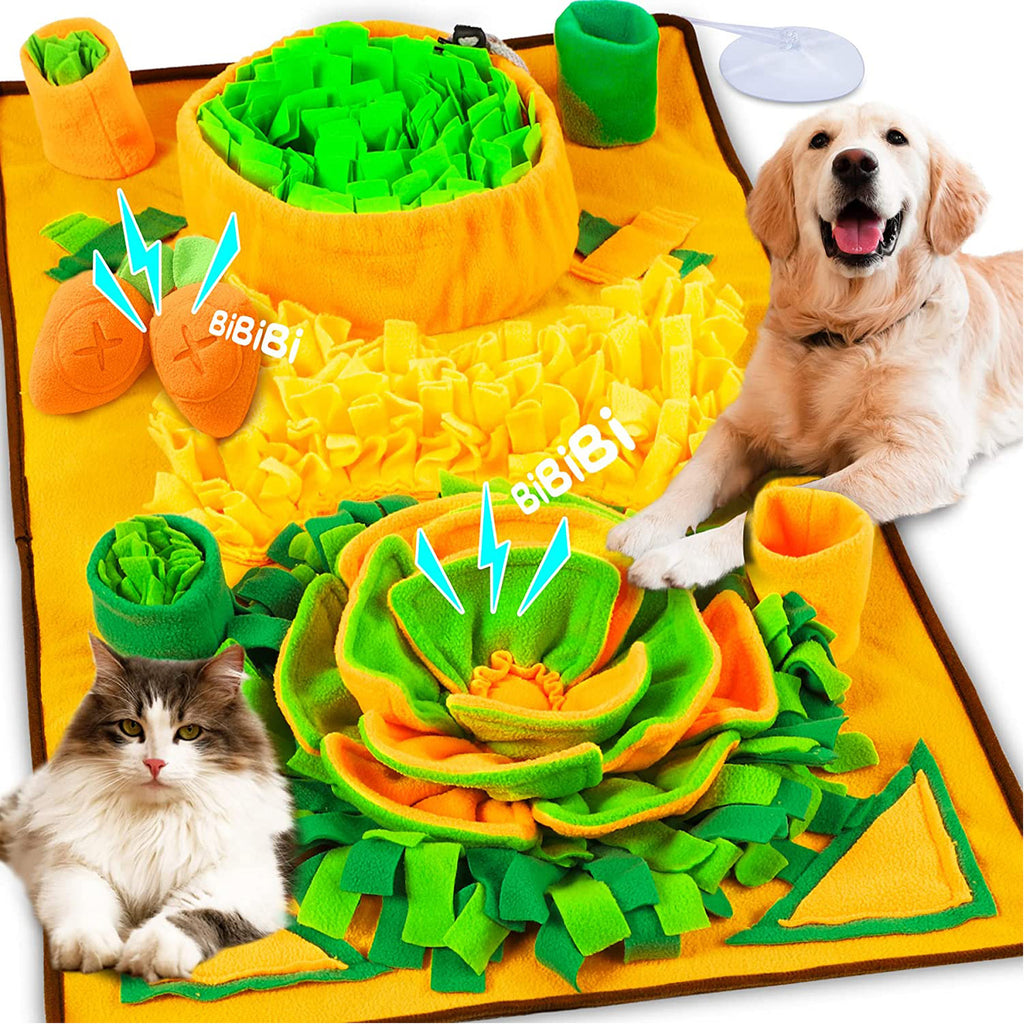 Schnüffelmatte für Hunde – Slow Feeder, Intelligenz & Stressabbau (3 Stile)
