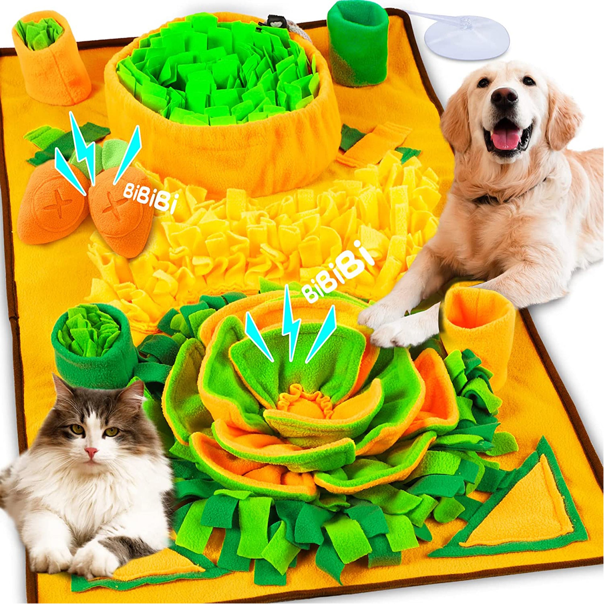 Schnüffelmatte für Hunde – Slow Feeder, Intelligenz & Stressabbau (3 Stile)