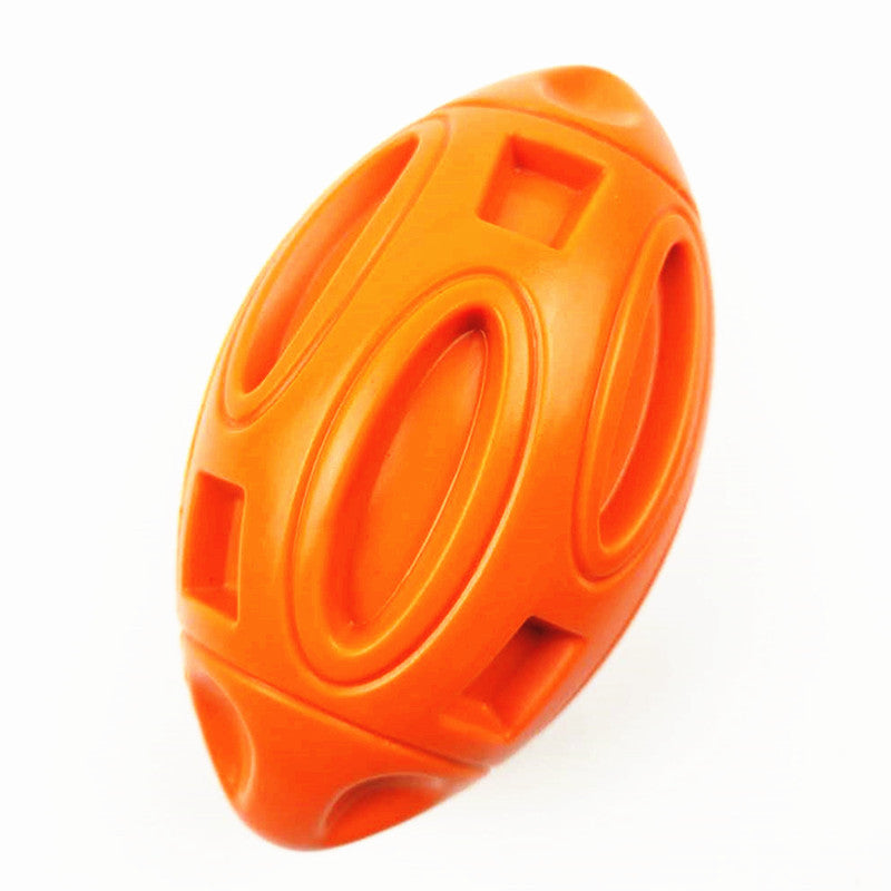 Quietscher-Kauball aus Naturkautschuk für Hunde – Robust & Langlebig | Blau / Grün / Orange