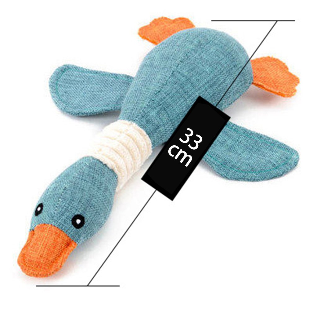 Hundespielzeug Plüsch-Wildgans mit Sound | 30 cm | 3 Farben